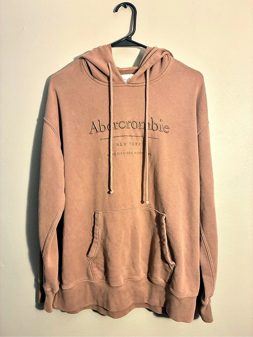Abercrombie & Fitch Soft A&F Collection New York Hoodie Brown Medium